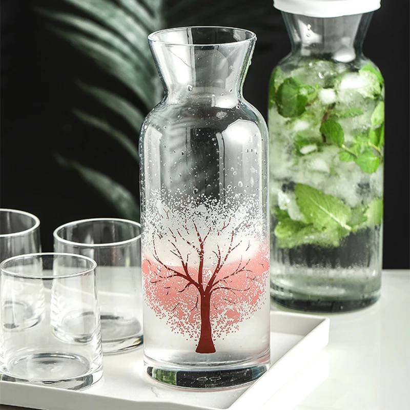 

RHE емкостный стеклянный чайник для воды объемом 1,2 л, ручка для холодной воды, чайник, прозрачный чайник, кувшин