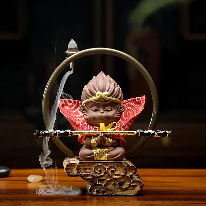 

Курильница Sun Wukong с водопадом, с обратным потоком