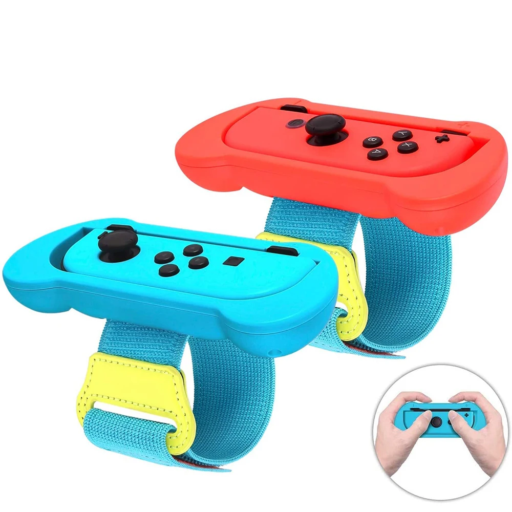 for Just Dance Wrist Band Latest Upgraded 2 in 1 Dance Band Wrist band for Nintendo Switch OLED, Adjustable Hook Loop Elastic