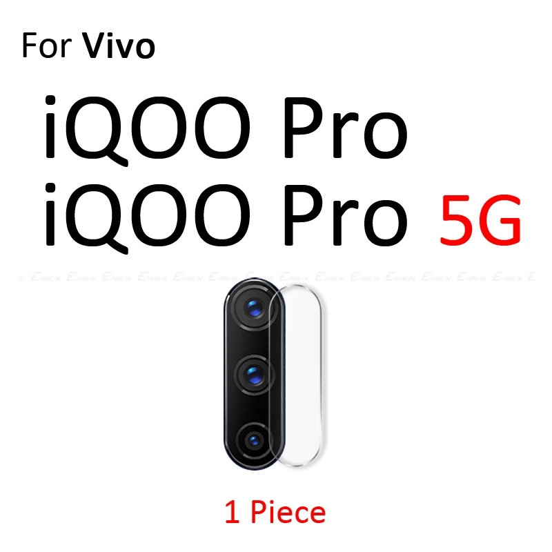 For iQOO Pro Задняя крышка объектива камеры прозрачная защитная пленка из закаленного стекла для BBK vivo Y91C Y90 iQOO Pro 5G Neo 855 V11 V17 V15 Pro - Цвет: For iQOO Pro