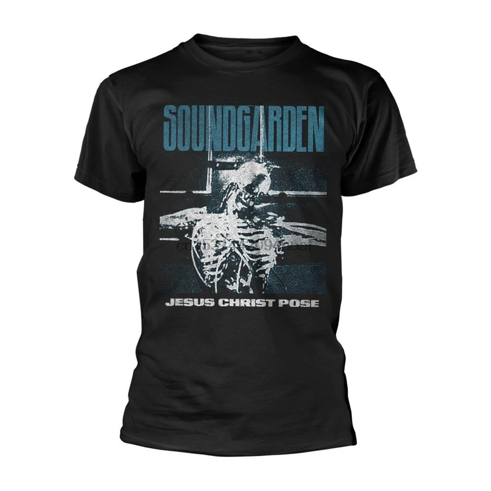 Soundgarden Мужская футболка унисекс с изображением Иисуса Христа Криса кунелла |