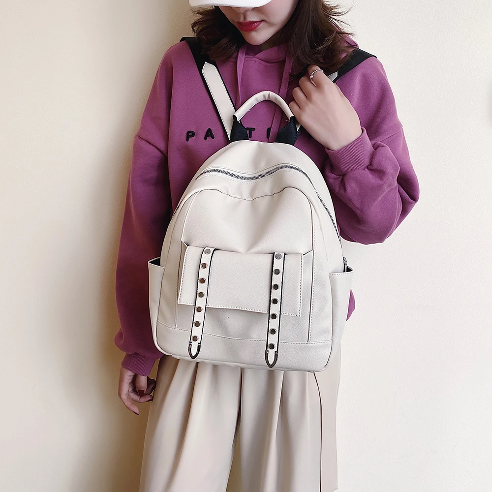 Модный рюкзак для женщин из искусственной кожи рюкзаки высокое качество