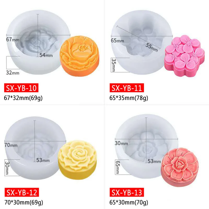 Силикагель Mooncake силиконовая форма Торт Желе помадка ручной работы мыло печенье