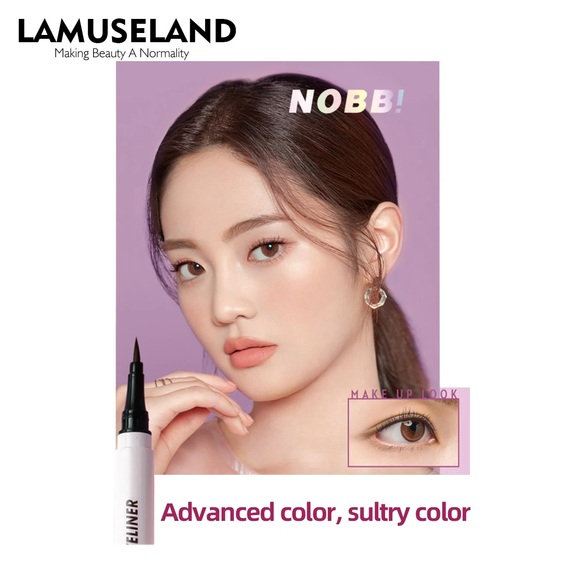 

3 Цвета/комплект Водонепроницаемый стойкая жидкая подводка для глаз, синий, фиолетовый, карандаш-подводка для глаз # N3304