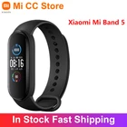 Смарт-браслет Xiaomi Mi Band 5 с AMOLED экраном, смарт-браслет Bluetooth, 4 цвета, спортивный фитнес-тренер Miband 5