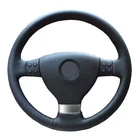 Накладка на руль из микрофибры для VW Golf 5, Mk5, Passat B6, Jetta 5, Tiguan, Ручное шитье