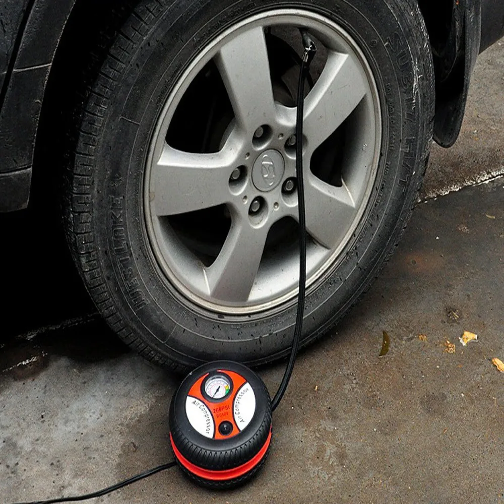 12В 260PSI автомобильный воздушный насос портативный Электрический мини для