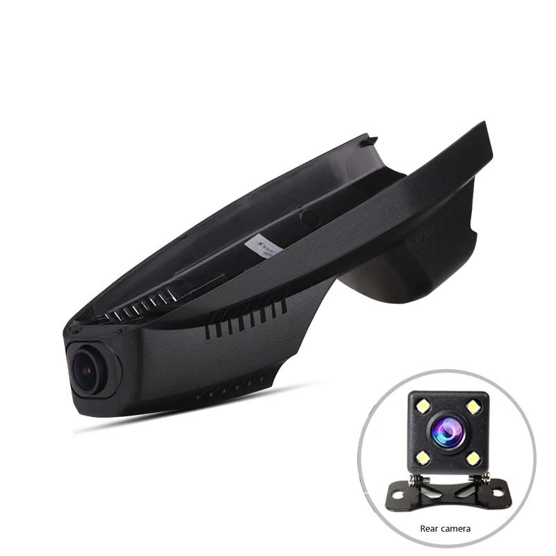 Wi-Fi приложение манипуляции автомобиля dvr камера для Ford Escape Kuga общая модель 2013 двойная камера управления с помощью мобильного приложения - Название цвета: Dua