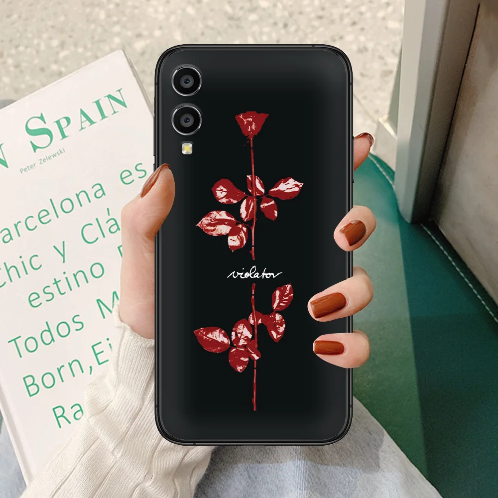 

Depeches band Mode Phone case For Huawei Honor 6A 7A 7C 8 8A 8X 9 9X 10 10i 20 Lite Pro Play black cell cover fashion shell 3D