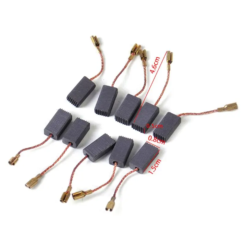 Карбоновые щетки для BOSCH 10 шт. сменные GPS 580 850 C 7-115 8-125 9-150CS GWS6-100 D11 | Инструменты