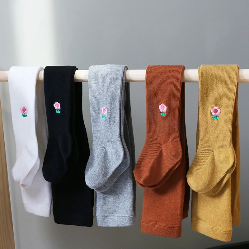 

Kid Girl Tights Baby Stockings Autumn Baby Tights Winter Warm Child Pantyhose Cotton Pants Candy Color Cute Girls trousers