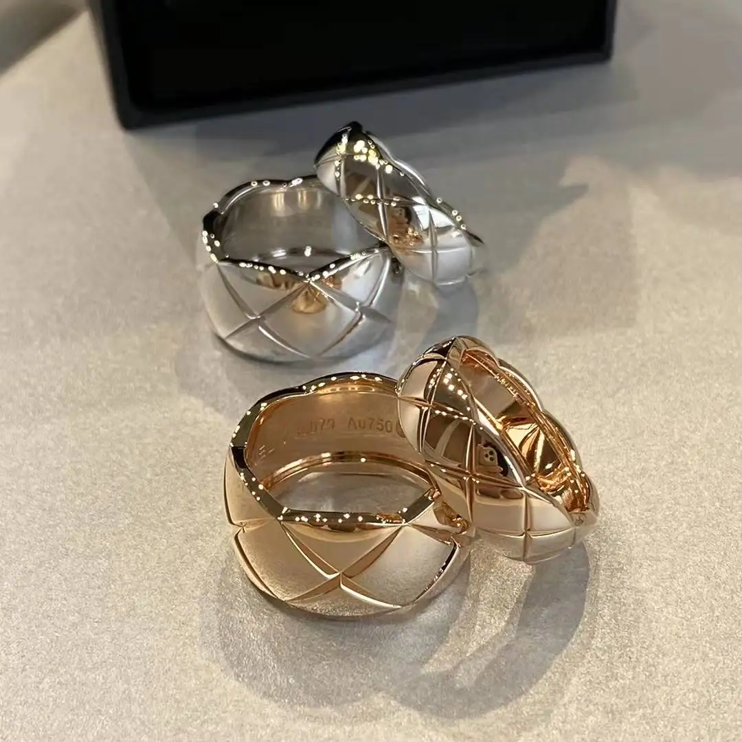 Модное роскошное Кольцо премиум-класса с бриллиантами и сеткой кольцо узором X Wave