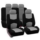 Защитные чехлы для автомобильных сидений, из губчатого полиэстера, подходит для большинства автомобилей, для Лада, Приора, Рено Логан, универсальный чехол для автомобильных сидений компл.