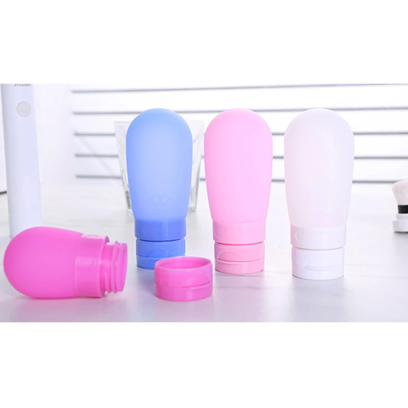 1 шт. 80 мл Портативный Силиконовый многоразовый Пустой дорожный Упаковочный