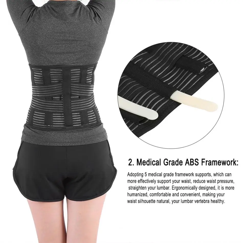 Регулируемый поясной бандаж поддерживающий протектор поясничная поддержка