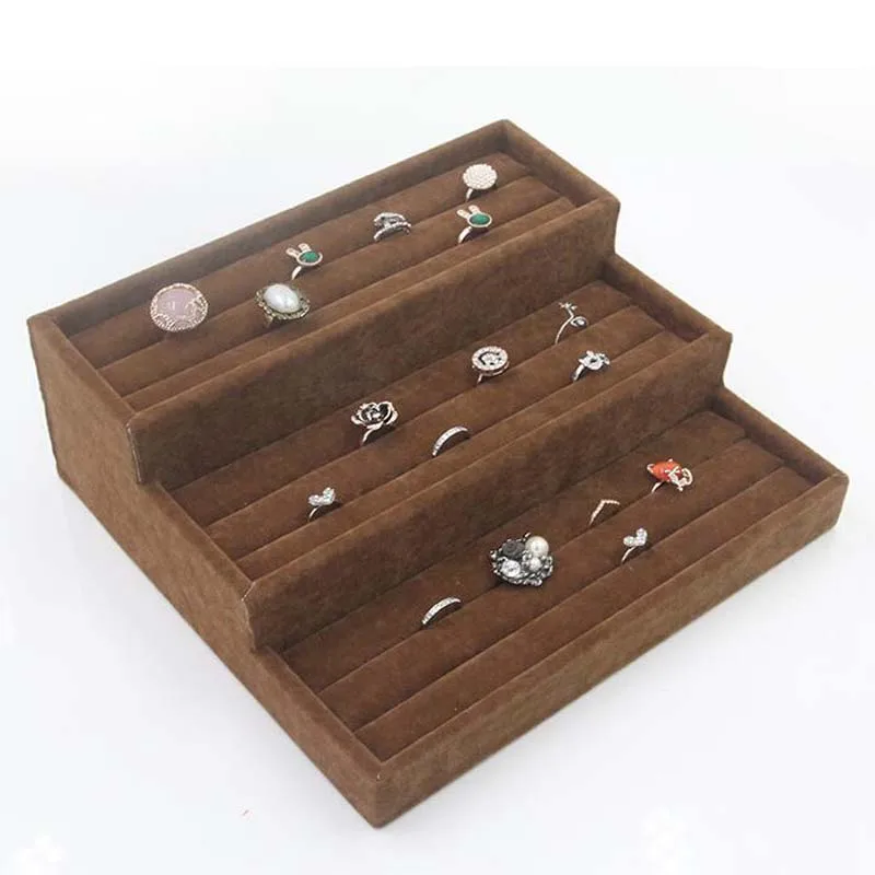 Многослойный держатель подставка для сережек и колец|Упаковка стойки украшений|