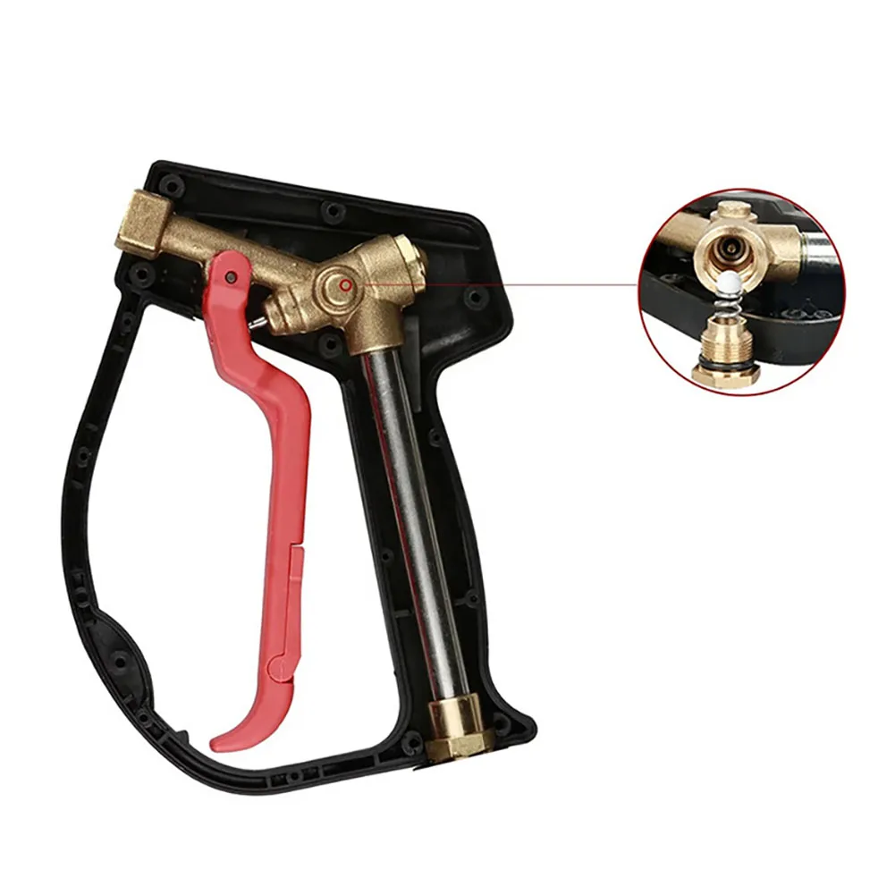 Swivel Bottom High Pressure Gun With Quick Connect Color Nozzle Kit For Karcher / Nilfisk Bosch Black&ampDecker Car Wash | Автомобили и