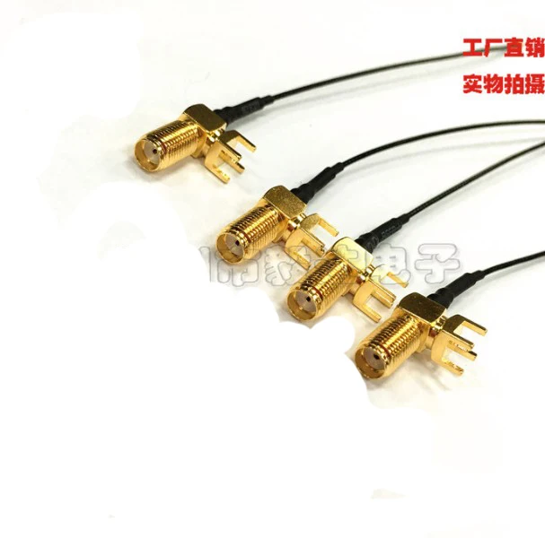 IPEX/U. FL/IPX к SMA Гнездовой разъем RF удлинитель коаксиальный Пигтейл кабель печатного монтажа адаптер