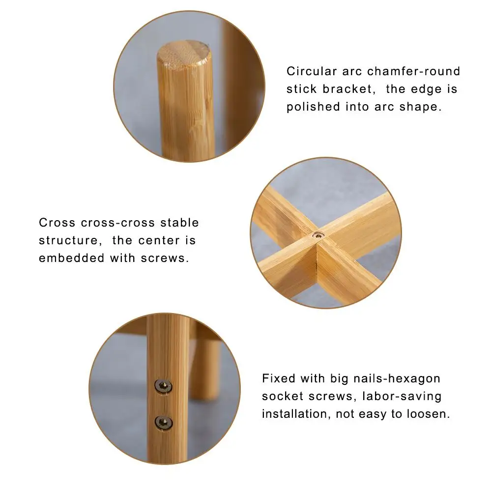 Подставка для комнатных растений простой современный деревянный держатель