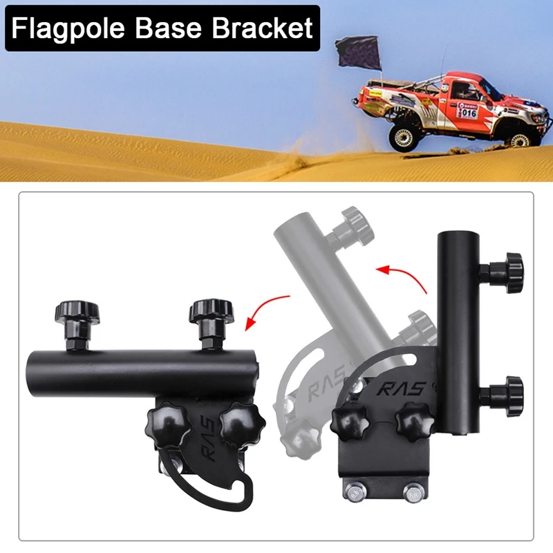 

Off-Road Flag Holder Flagpole for Paladin Stainless Steel Tube Motorcycle Bike Car Flag Bracket Flag Pole Antenna Base