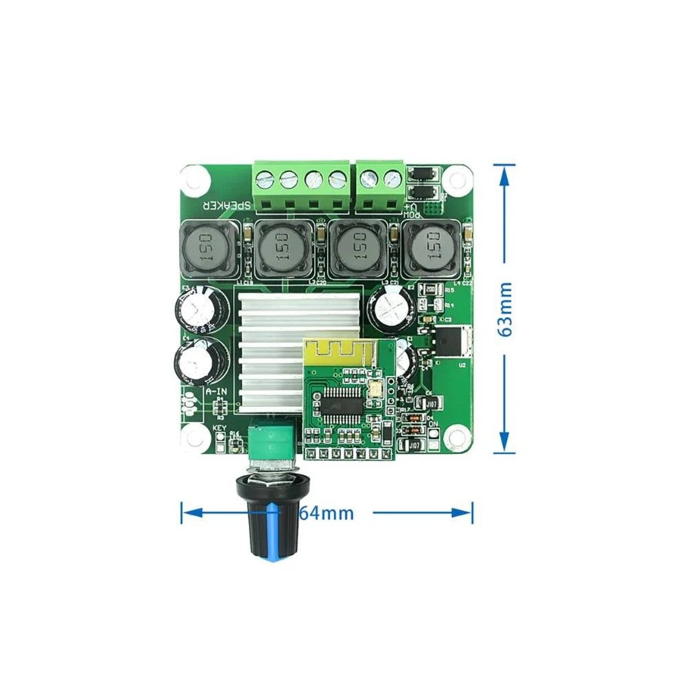 Плата цифрового усилителя мощности TPA3116 50 Вт плата стерео класса D Bluetooth 5 0