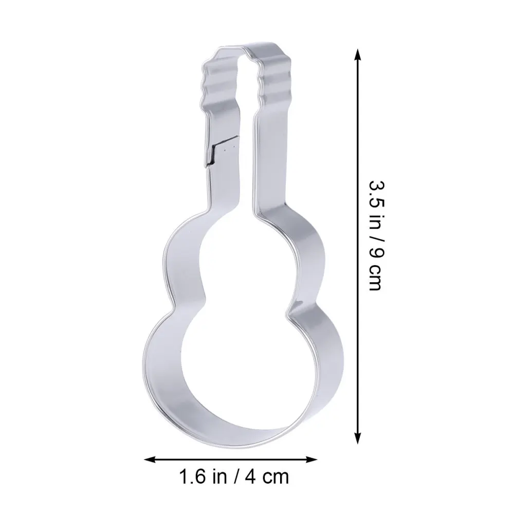 Форма для печенья из нержавеющей стали в форме гитары формы шоколада сделай сам