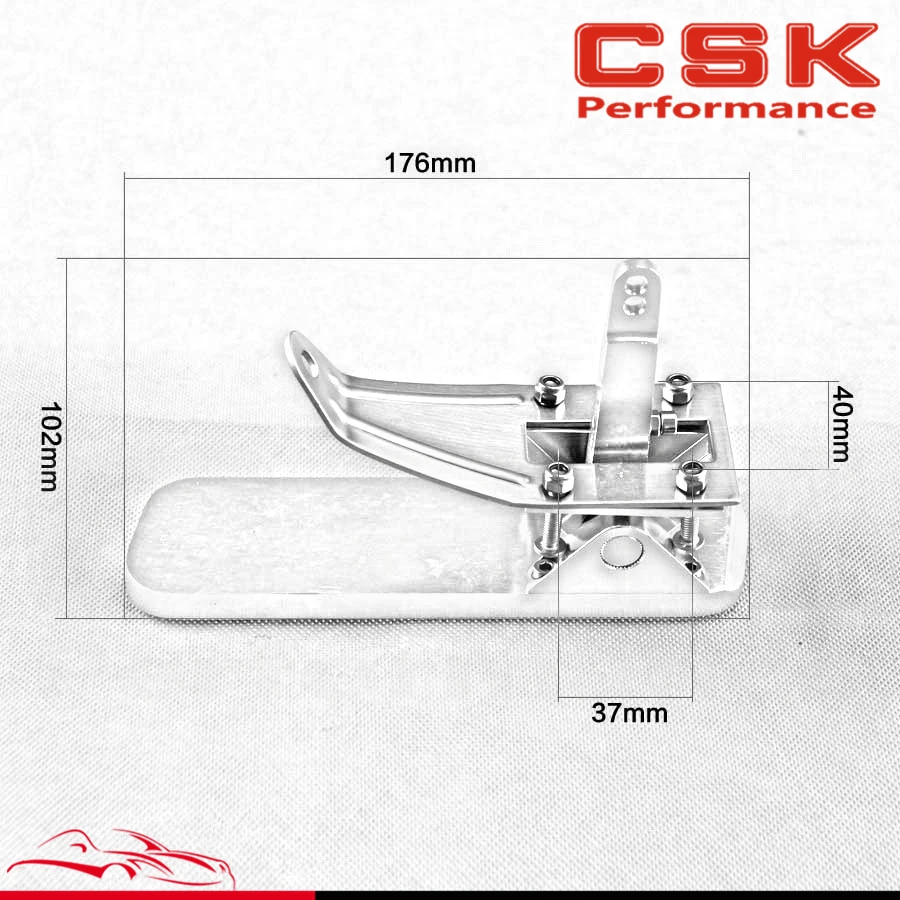 Заготовка газа педаль напольное крепление горячий стержень крыса для Chevy Ford Mopar SBC