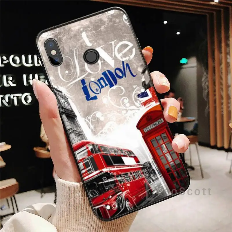 

Flag United Kingdom London Phone Case For Xiaomi Redmi Note 4 4x 5 6 7 8 pro S2 PLUS 6A PRO