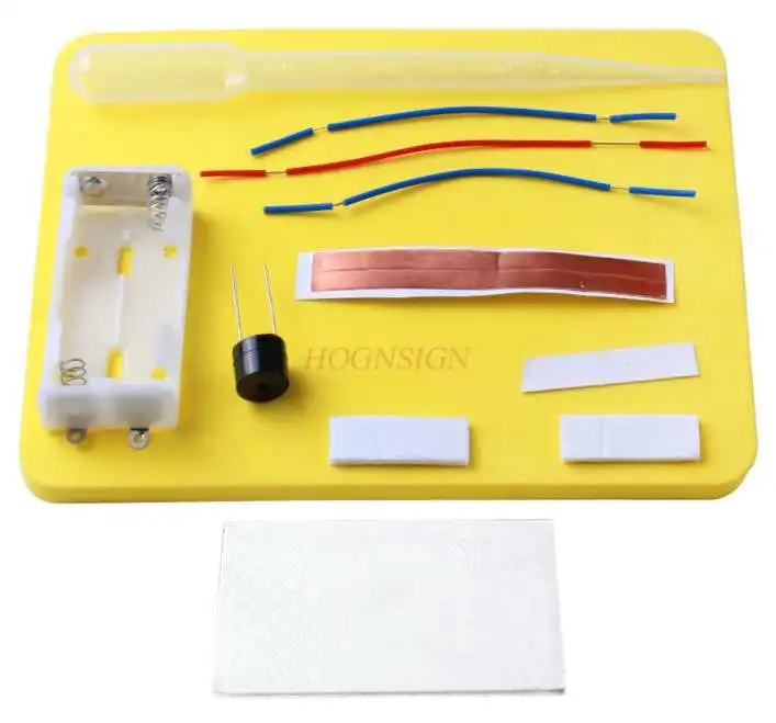 

physical experiment equipment for Rain alarm homemade toy science elementary school science experiment equipment rainy siren