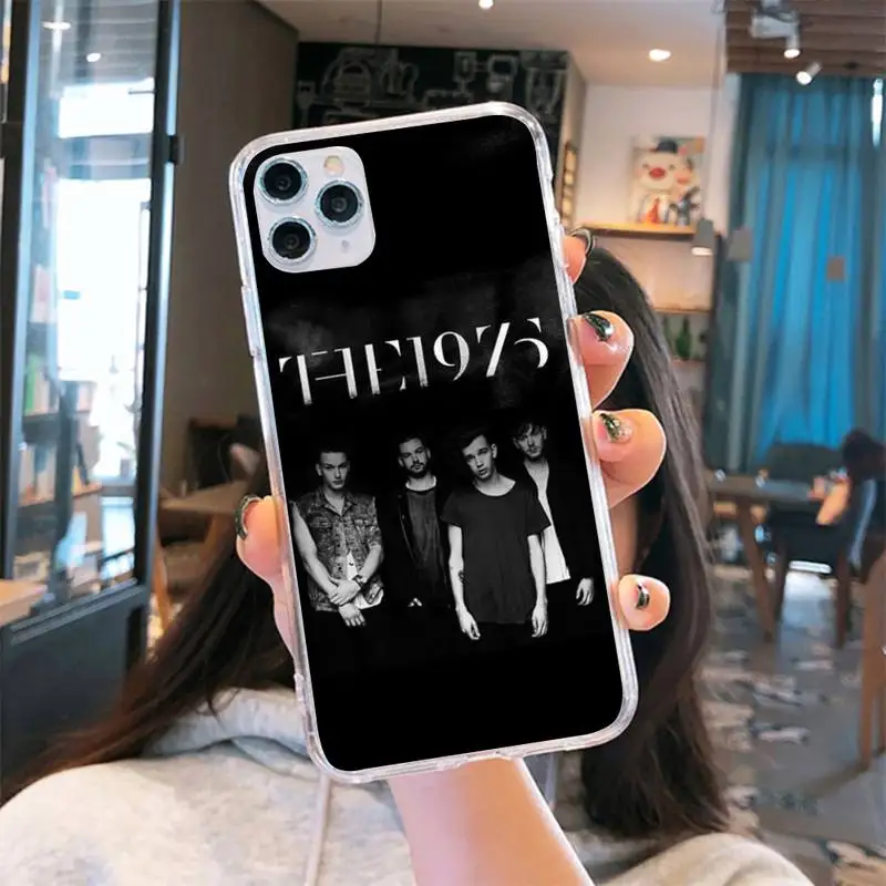 

The 1975 Matthew Healy Phone Case Transparent for iPhone 6 7 8 11 12 s mini pro X XS XR MAX Plus cover funda shell