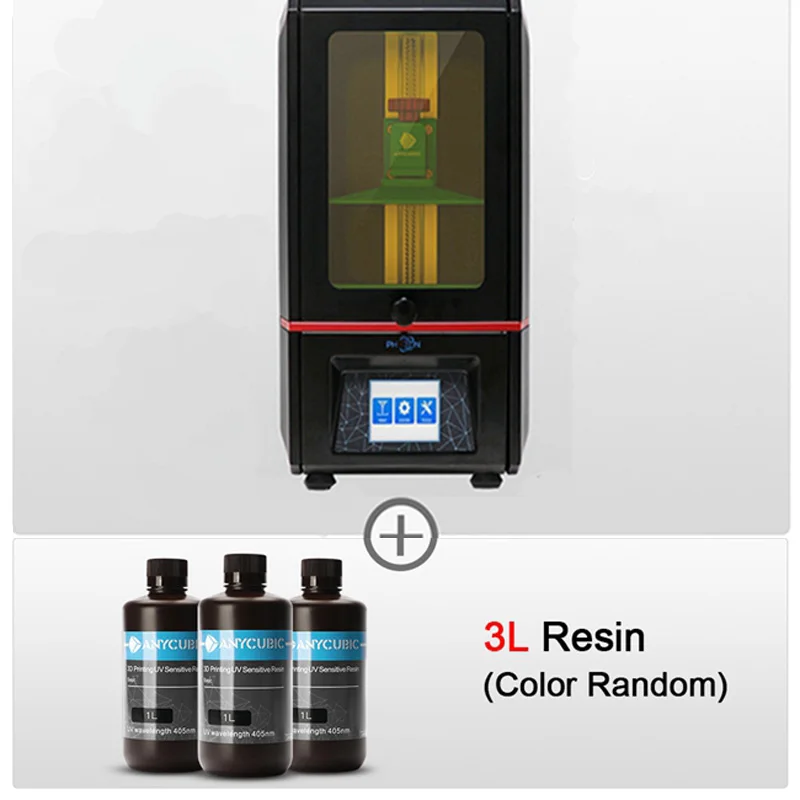Photon add 3L ANYCUBIC Photon 3d принтер размера плюс светодиодный сенсорный экран SLA Ultimate Slice настольный УФ-полимерный импримант 3D Drucker SLA 3d принтер - Цвет: Photon add 3L