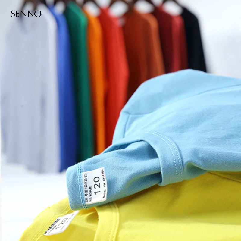 12 Цвета Детский пуховик для мальчиков и девочек Плотная футболка детей Осенние