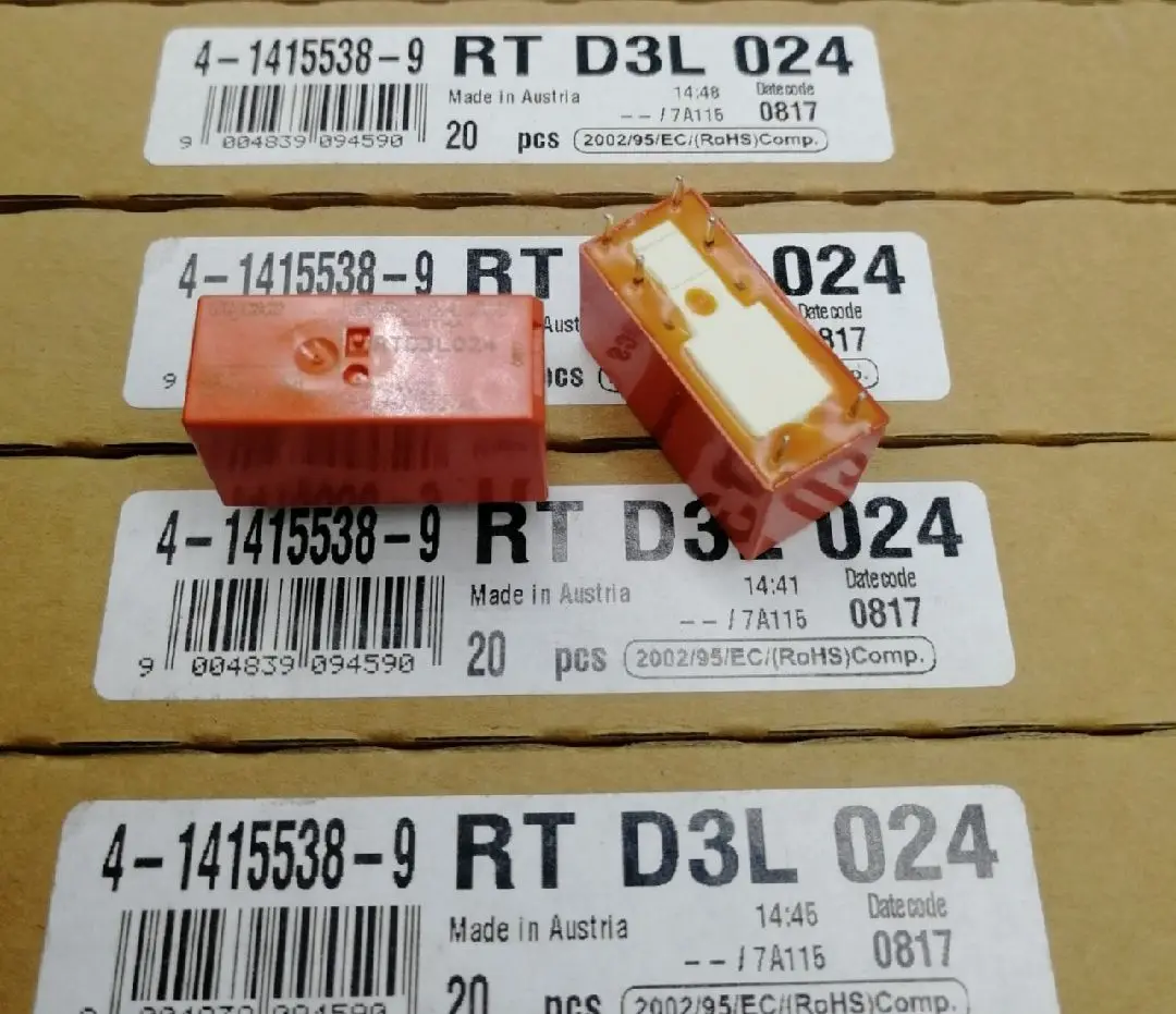 

Оригинальное новое реле 100% RTD3L024 24VDC 16A 6pin