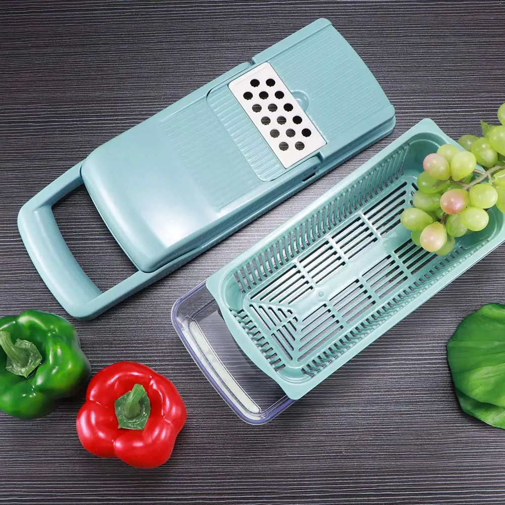 5 в 1 Еда овощей фруктовый салат очистки фруктов и Slicer измельчитель игрок