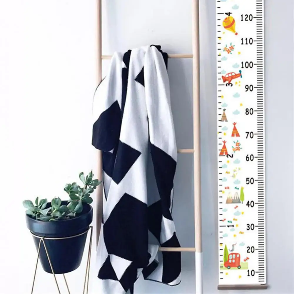 70% Прямая поставка! Детская линейка для роста подвесная холщовая Таблица