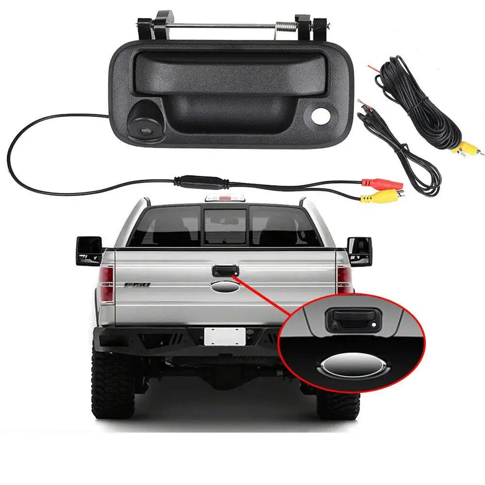 Car Rear View Camera For ford f150 f250 F350 F450 2008-2014 Car Back up Reverse mount camera rear view Trunk Handle Mount Camera