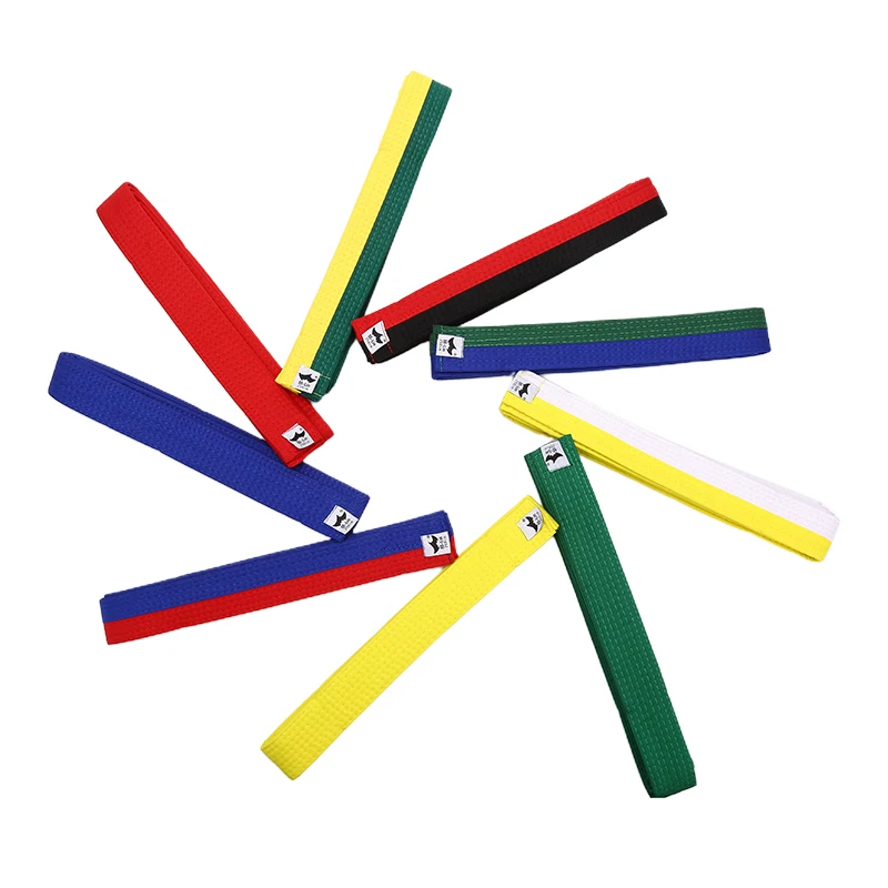 Полиэстер + EVA случайным образом каратэ дзюдо боевой пояс для тхэквондо черный