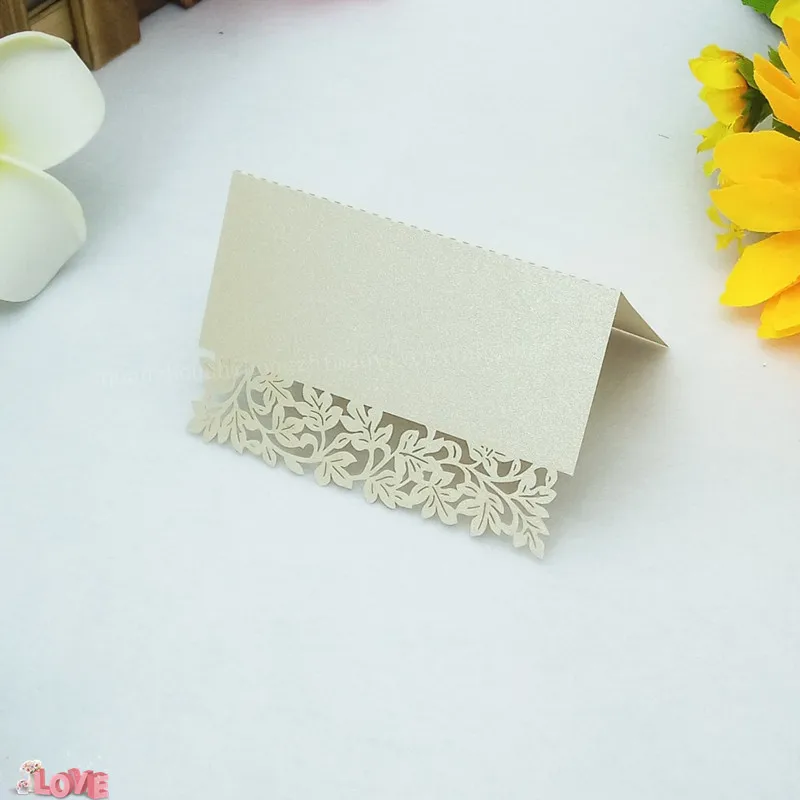 100 шт. лазерная резка лоза стол карточка с именем и местом для вечерние свадебного