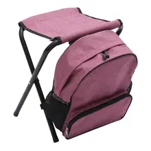 Hiking Seat Bag Outdoor Folding Camping Fishing Chair Stool Portable Backpack Cooler Insulated Picnic Bag
