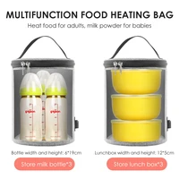 new multifunction food heating bag car large capacity milk bottle warmer baby bottle bag home fast constant temperature heater