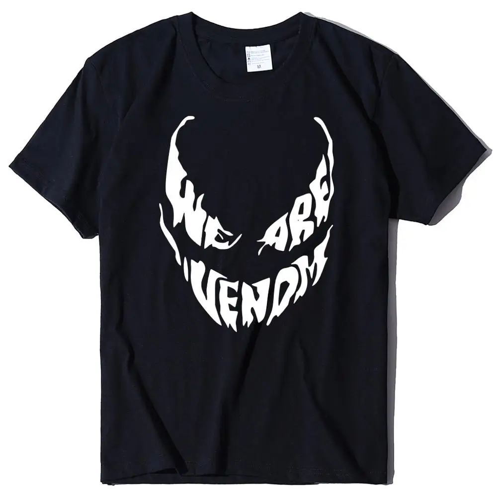 

Hillbilly Venom T Shirt We Are Venom Letter Printed T Shirt Womon Casual Short Sleeve Tops Camiseta Mujer Drop Ship Tees Female