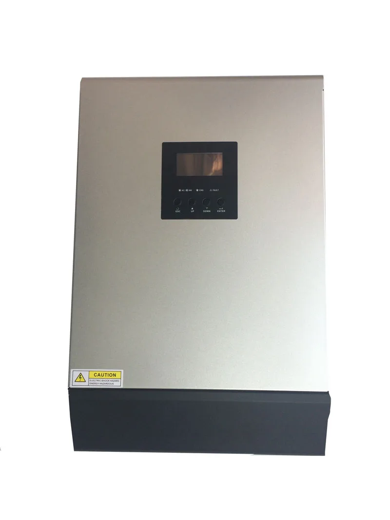 5KVA солнечный инвертор Гибридный с MPPT 60A Контроллер заряда и зарядное устройство переменного тока 48VDC до 220-240VAC для Buitenverlichting