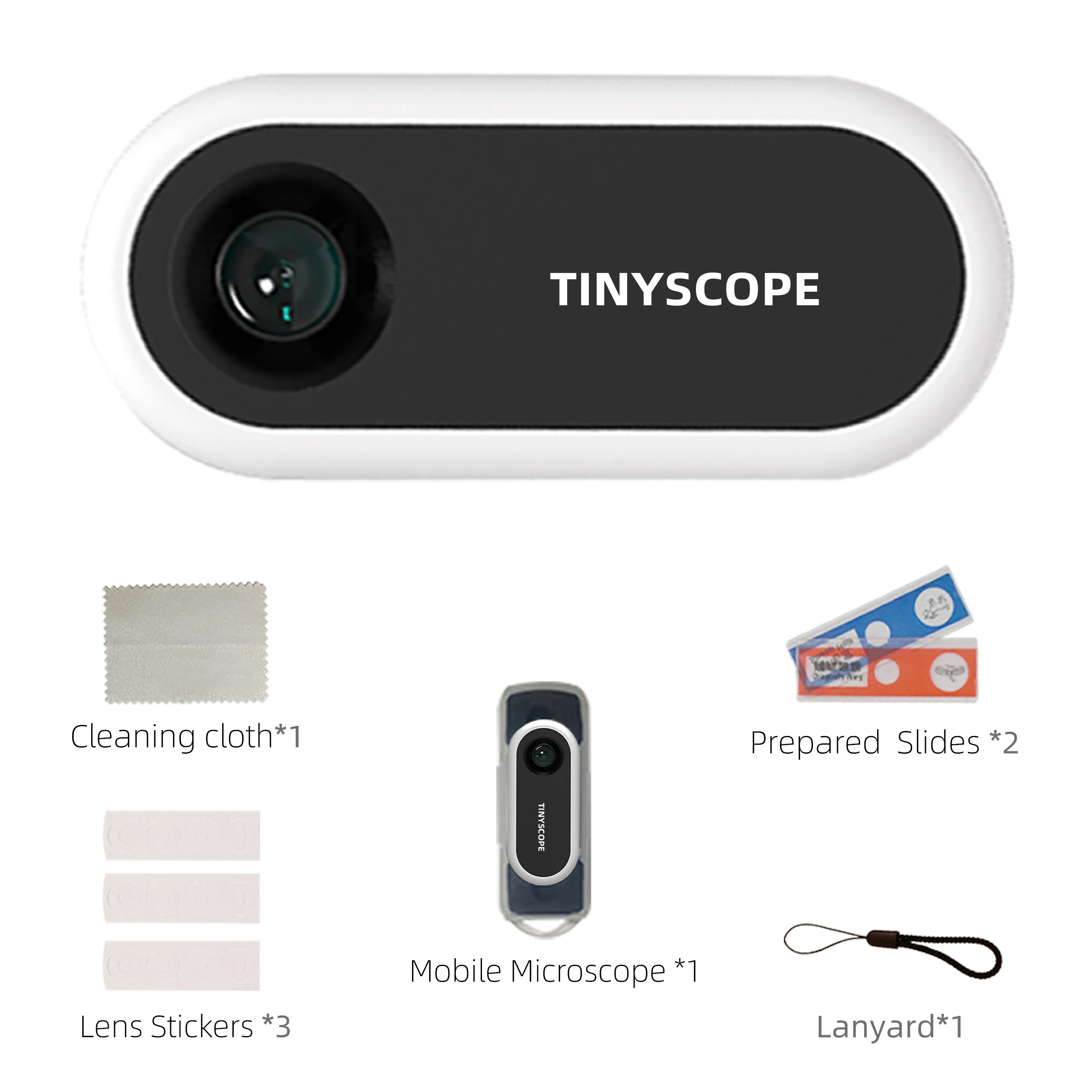 

TinyScope Pocket Mobile Microscope Lens 20x - 400x Magnification Educational Toy Portable Microscope for All Smartphone