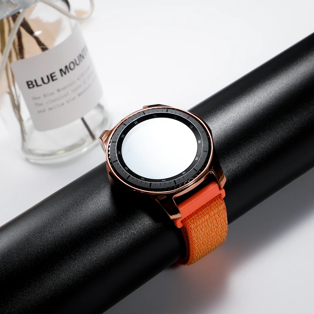 Lerxiuer gear S3 Frontier Band+ чехол для samsung Galaxy watch 46 мм 42 мм ремешок 20 мм 22 мм ремешок для часов нейлоновый браслет аксессуары