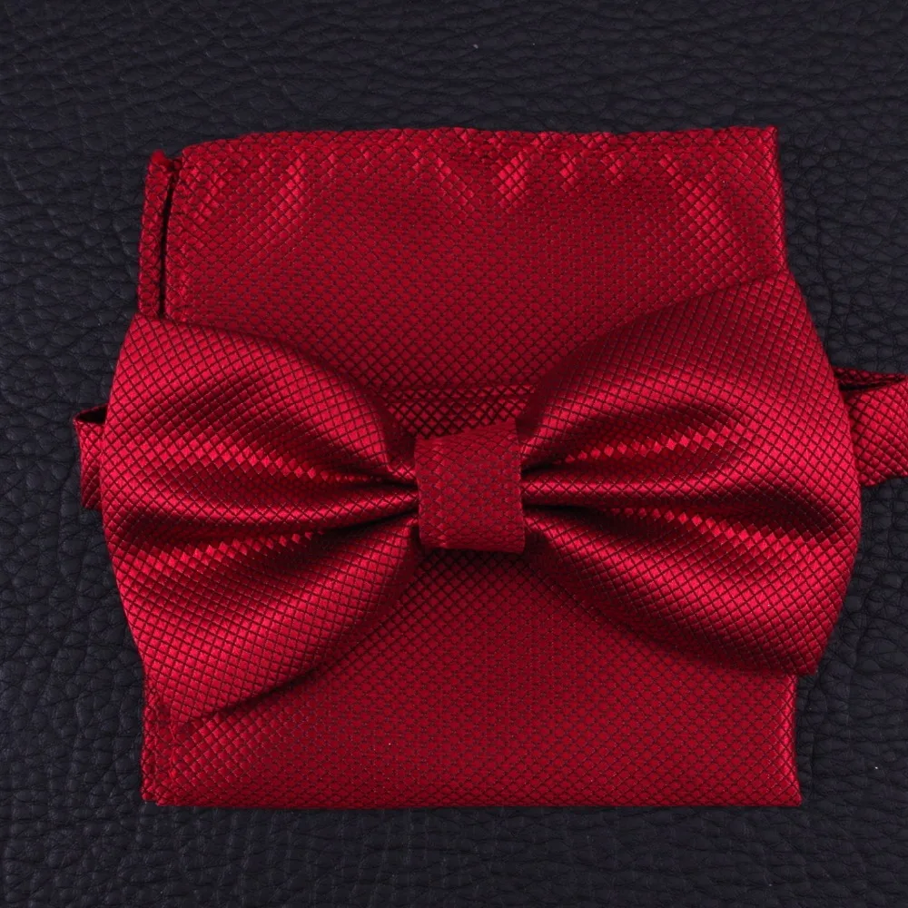 

handkerchief bow tie hanky Sets Fashion Neckties Ties for mens Wedding dress Party Business t-shirt Men