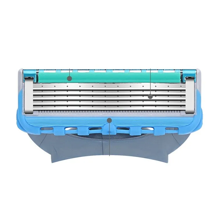 12 шт./лот бритва кассета с лезвиями бритвенное лезвие для мужчин лицо совместимый