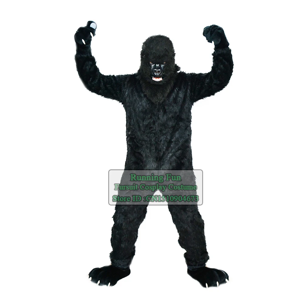 

Funny Chimpanzee Fursuit Lion Furry Wolf Mascot Costume Animal Chimp Halloween Adult Cartoon Character Cosplay Suit For Party