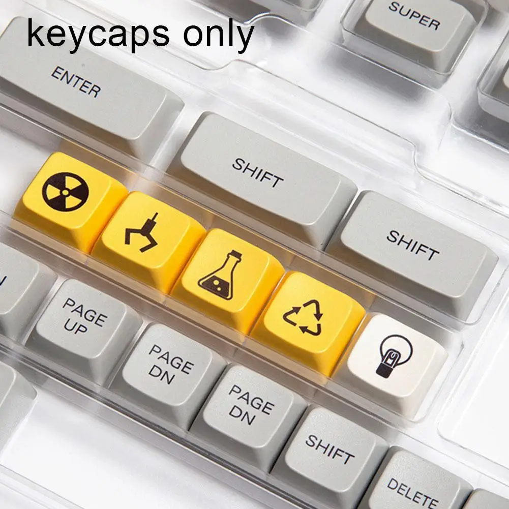 

Для механической игровой клавиатуры Gateron/Otemu/Kailh 127 клавиши теория MDA профиль краска Сублимация PBT набор клавиш