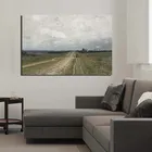 Картина на холсте с изображением дороги Владимира из Исаака Левитана, домашнее украшение для гостиной, Современные строительные плакаты, картина