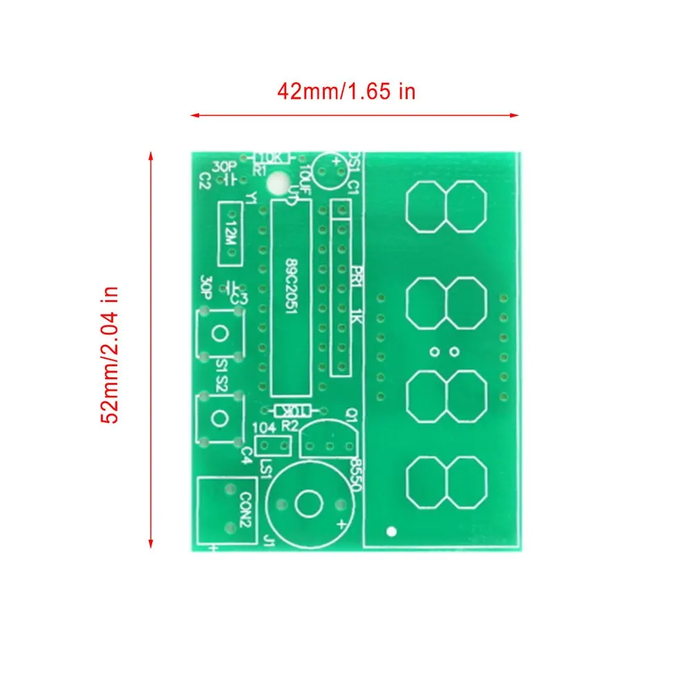 OUTAD 1 шт. C51 4 бит цифровые электронные часы набор для производства электроники DIY